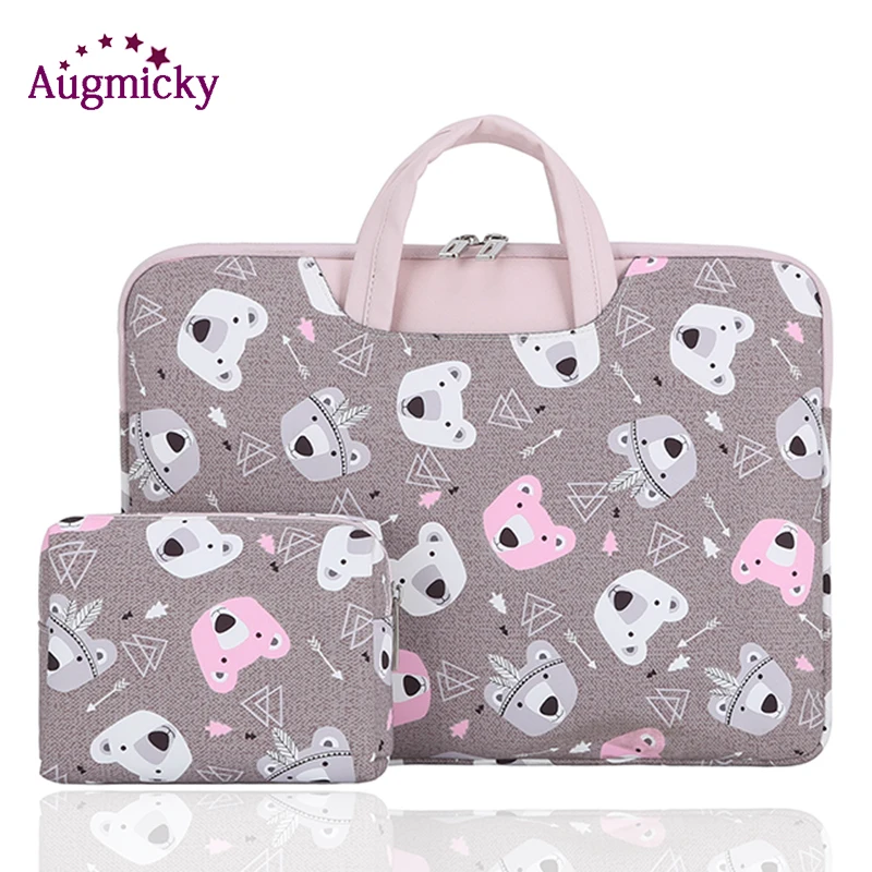 2019 Newest Women Laptop Messenger Shoulder Bag Waterproof Carrying Case for Macbook Dell HP 13 14 15 15.6 inch Handbag