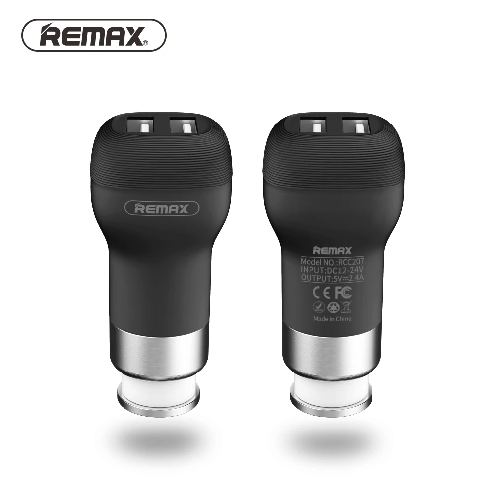 Remax USB Автомобильное зарядное устройство двойной Переходник USB для зарядки в машине умное зарядное устройство адаптер питания для Xiao mi Red mi 6 5 mi 9 8 6a Note 7 pro