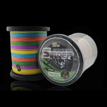 Высокое качество 8 серии Красочные энергично Конская Рыбная леска 500 метров PE road sub рыболовная группа рыболовная нить
