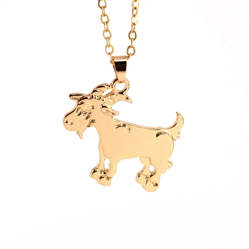 

hzew goat pendant necklace two colors sheep necklace