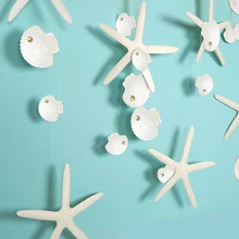 2 комплекта бумага Морская ракушка гирлянды океан оформление вечеринки Морская звезда вырезы для под морем Русалка день рождения пляж