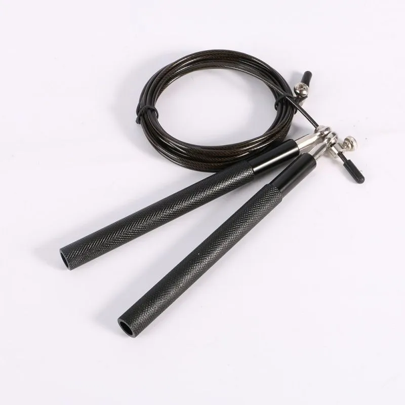 

Skipping Rope Fitness Equipment Adjustable Speed Ball Bearing Aluminum Handle Stainless Steel Cable Skipping