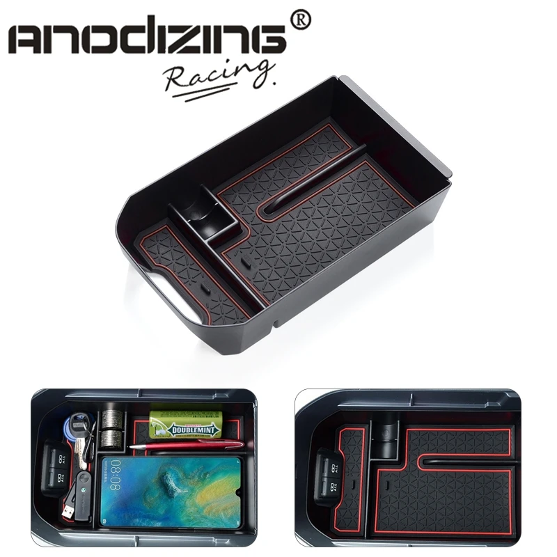 

Car Armrest Storage Box Glove Box Tray Storage Box Auto Accessories For Toyota RAV4 RAV 4 2019