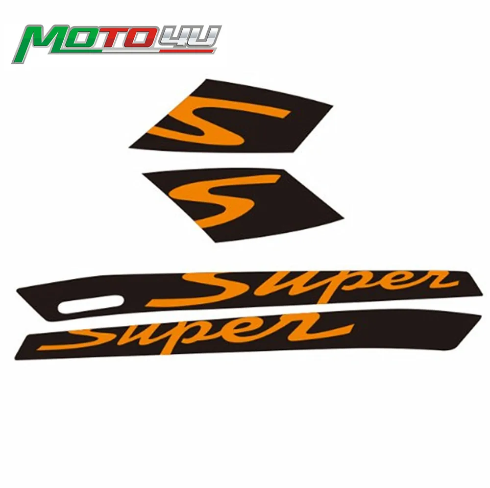 

For Vespa GTS300 2D Decal Sticker with glue Super Sport Fits gts with the two long vents in each panel New