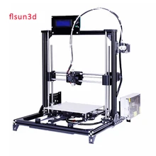 2016 New Aluminium Structure flsun3d 3D Printer DIY Prusa i3 3d Printer Kit Heated Bed Two Rolls Filament SD Card