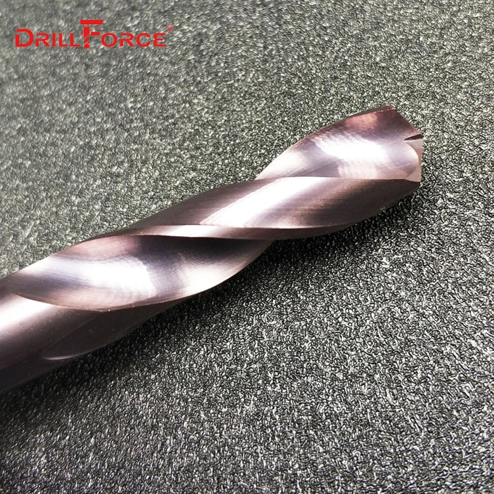 Drillforce 1PC Dia. Твердосплавные сверла HRC65 1 0 9 мм сверло для закаленного сплава
