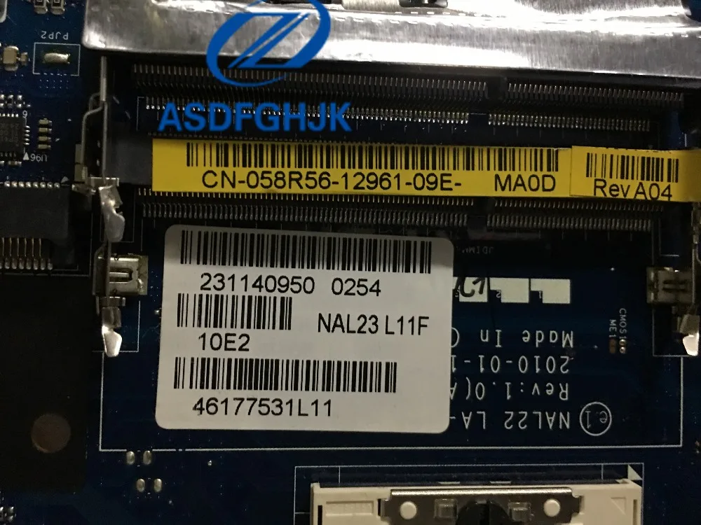 Для Dell Precision M4500 Материнская плата ноутбука QM57 58R56 058R56 CN LA 5573P DDR3 w/ FX 880M 1G GPU Проверка