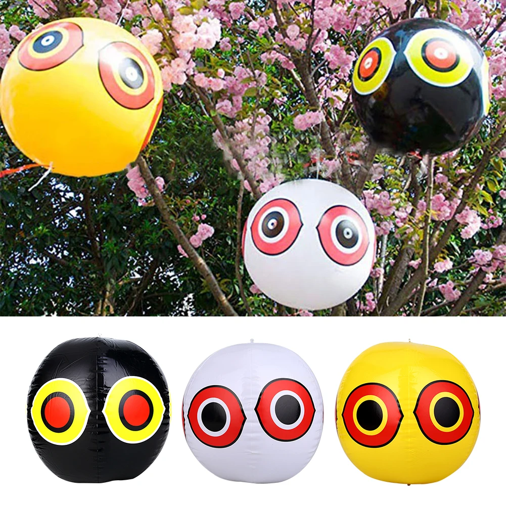 

Durable Scare PVC Fast Bright Colors Weatherproof Repellent Balloons Terror Eyes Visual Deterrent Tear-resistant Stops Pest Bird