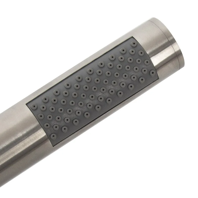 Stainless Steel Brushed Bathroom Handheld Shower Head Bath Sprinkler 1.5 Meter Shower Hose Wall Mounted Bracket