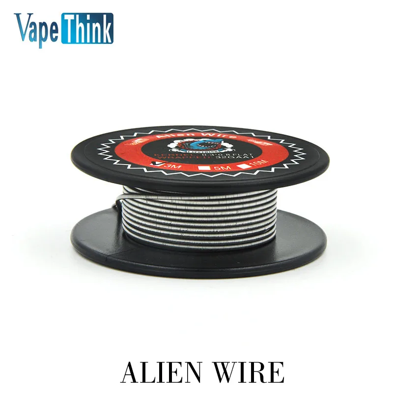 

Vapethink Steam Shark Alien Clapton A1 Coil Wire 3m 9 feet Diy Core For Rba Rda Rta Vape Alien Clapton Coil Wire E Cigarette