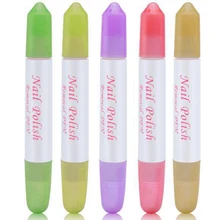 ANY Free Shipping Beauty Corrector Pen Gel Nail Polish Remover Cleaner Mistakes Varnish Nail Polish Remover Pen Color Random