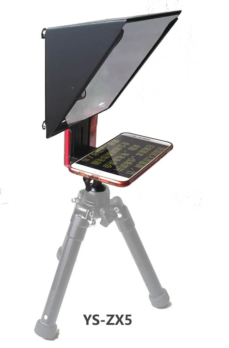 YS-ZX5 смартфон Teleprompter для iPhone IOS huawei Android для Youtube интервью фото студия видео телефон DSLR Teleprompter