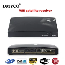DMYCO V8S decoder satellite receiver dvb s2 support 2xUSB USB Wifi WEB TV Cccamd Newcamd Forecast