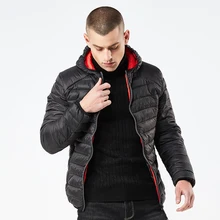 Suehaiwe's Брендовое зимнее пальто мужские хлопковые парки с капюшоном Мужские повседневные Модные мужские толстовки пальто одежда стеганая куртка manteau jas