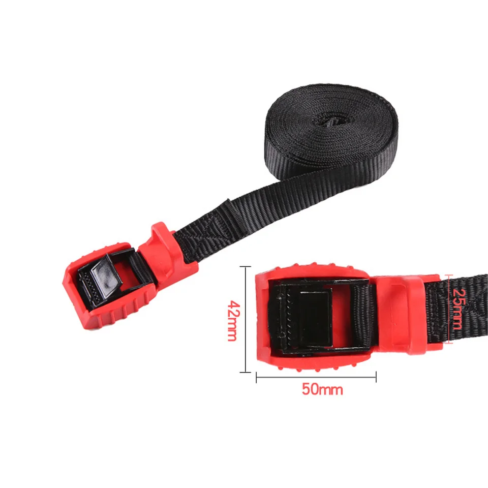 Sangle D'arrimage MAGMA 2 - 3m - 500kg De Rupture - Polyester Résistant - Pour Vélo, Surf, Kayak, Bagages