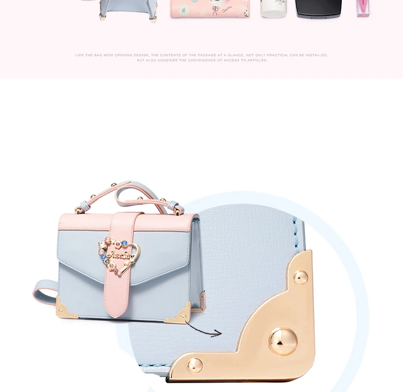 Just star women leather handbag 3