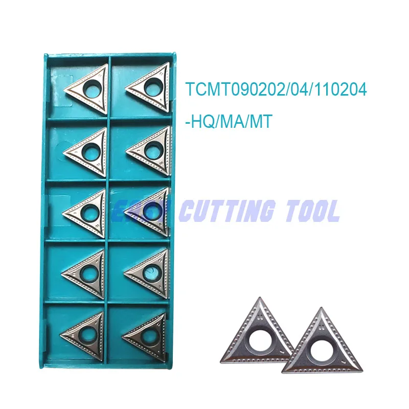 TCMT090204/TCMT090202/TCMT110204-MA/HQ/MT CP3000 * 10 шт. пластины для токарной обработки твердосплавные