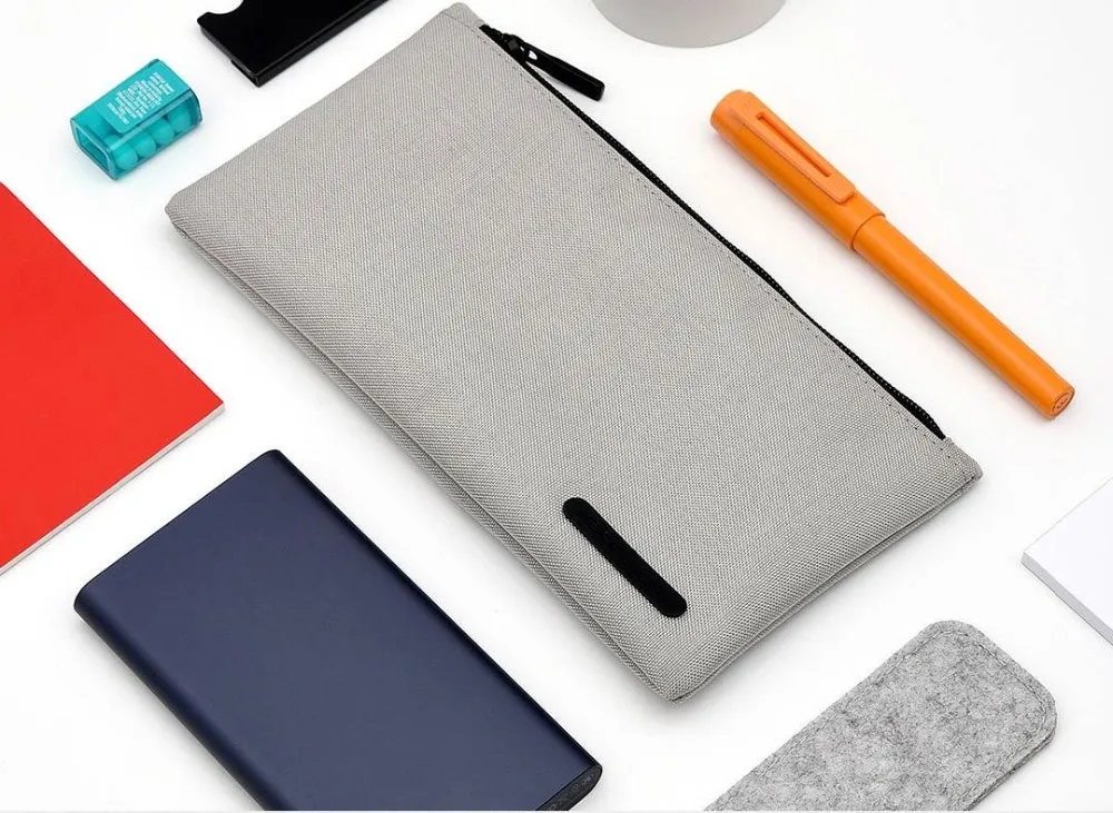Xiaomi NOBEL soft Style Portable Waterproof Pen Pencil Bag Storage School Office Student Stationery Storage cover Bag (13)