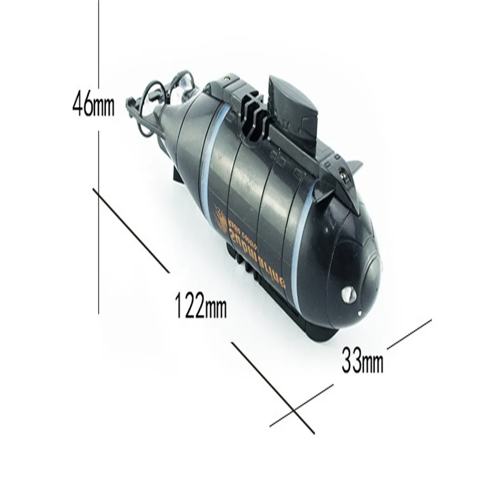 Мини радиоуправляемая лодка радиоуправляемая Атомная подводная лодка высокоскоростная радиоуправляемая светодиодная гоночная лодка электрические игрушки для детей подарок