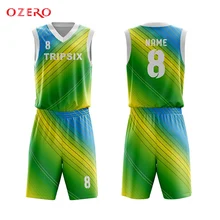 Баскетбольный трикотаж с сублимационной печатью, профессиональный дизайн баскетбольного Джерси