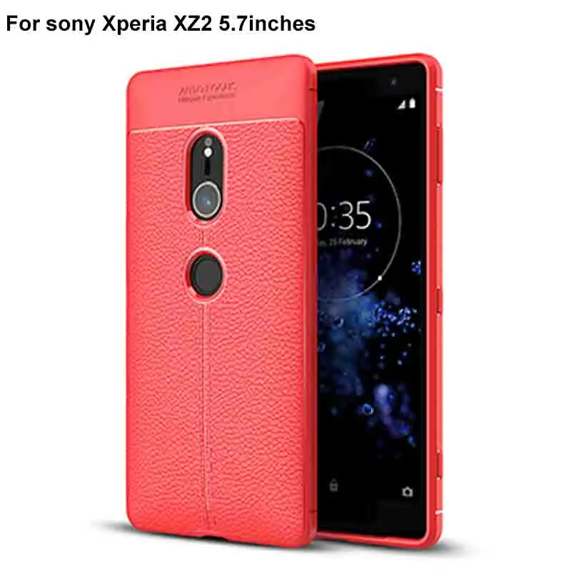 2PCS For Sony xperia XZ2 Case Luxury Ultra-Thin Soft TPU Design Cases xperiaXZ2 | Мобильные телефоны и аксессуары
