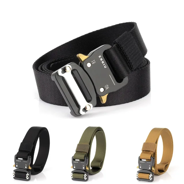 US $8.72 Outdoor Tactical Training Waist Belts Adjustable Military Wasitband Climbing Hiking Sports Nylon Be