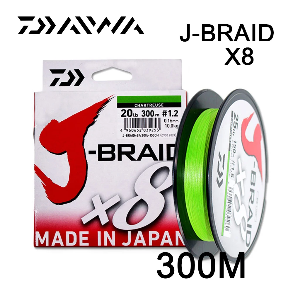 دايوا الأصلي J-BRAID X8 300 M/330Yds الأصلي 8 مضفر خيط صنارة الصيد حيدة الصيد PE مضفر خط 10-60lb صنع في اليابان دايوا الأصلي J-BRAID X8 300 M/330Yds الأصلي 8 مضفر خيط صنارة الصيد حيدة الصيد PE مضفر خط 10-60lb صنع في اليابان
