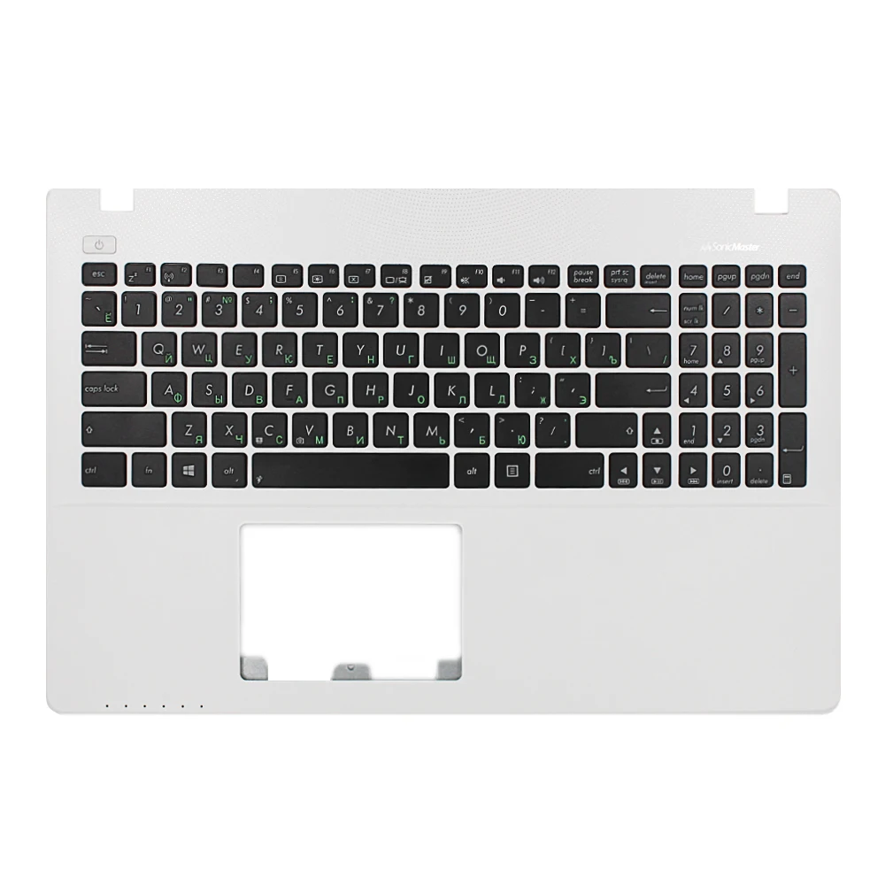 Для ASUS X550 Россия черный с крышкой c белой клавиатурой для ноутбука