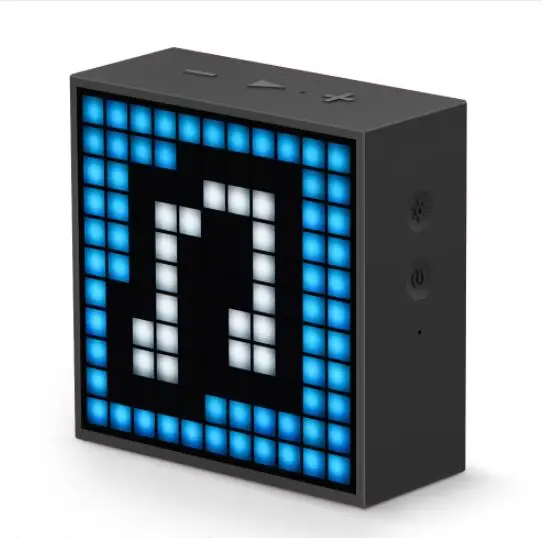 

Divoom Timebox Mini Portable Bluetooth Smart Alarm Clock Speaker with App Compatible for IOS Android Xiaomi