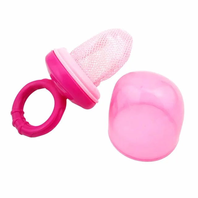 Us 2 59 22 Off 1pc Protable Useful Baby Infant Newborn Food Feeder With Mesh Bag Fruit Feeding Nibbler Pacifier In From