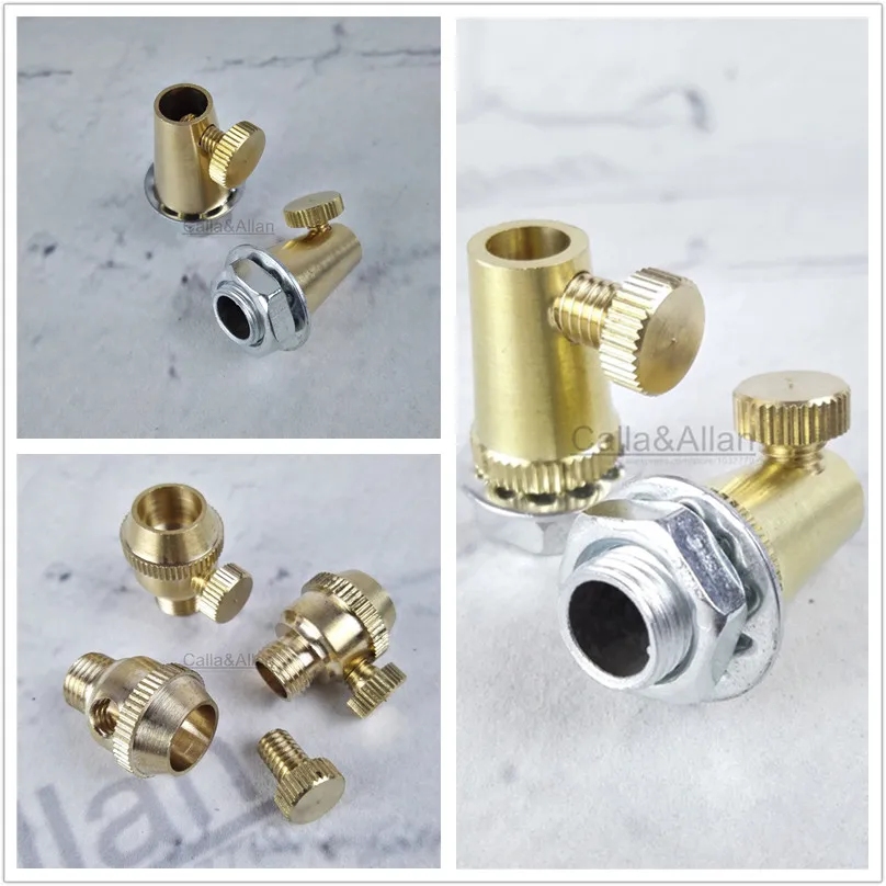 

Free shipping High quality brass material cable grips copper cord metal grips wire lock brass strain reliefs DIY lighting parts