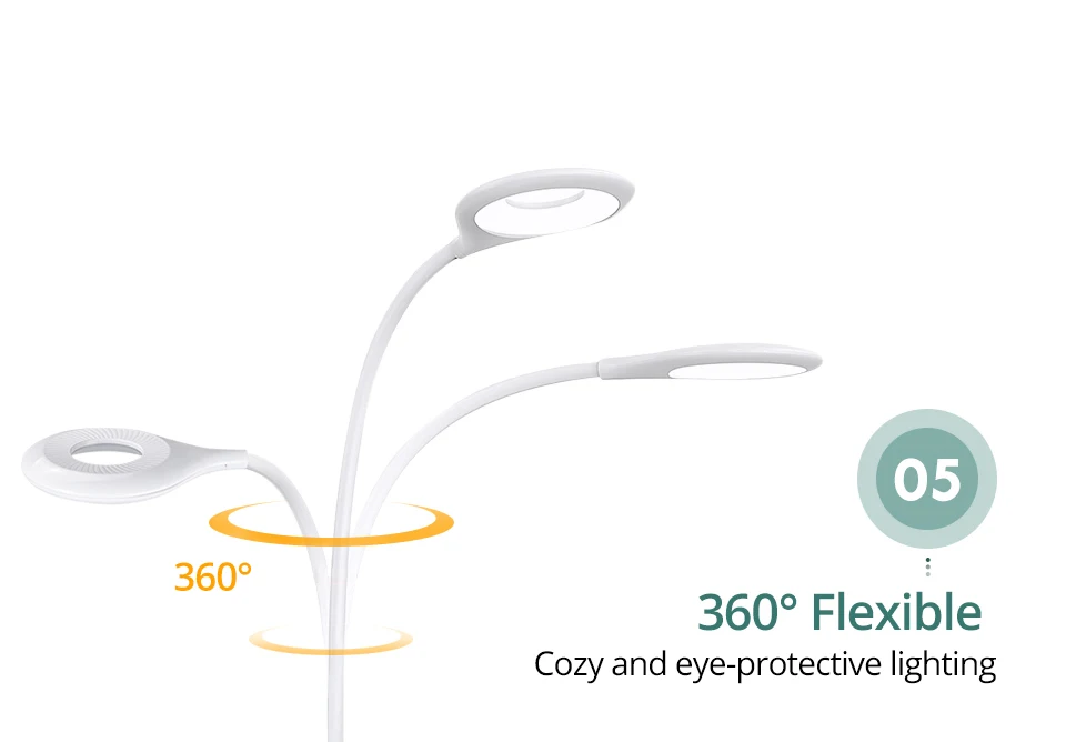 Защита глаз светодиодный настольная лампа для чтения настольная лампа 3 уровня затемнения USB Перезаряжаемый сенсорный датчик прикроватная лампа ночник