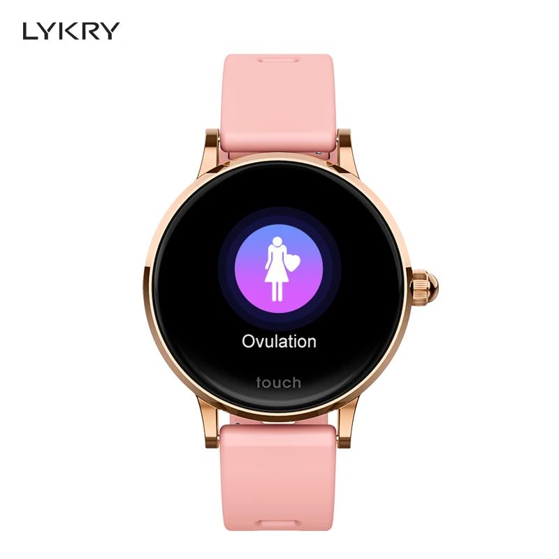 

LYKRY Smart Watch With Physiological Monitor Blood Pressure Fitness Tracker Color Screen Smart Bracelet Watch For Women