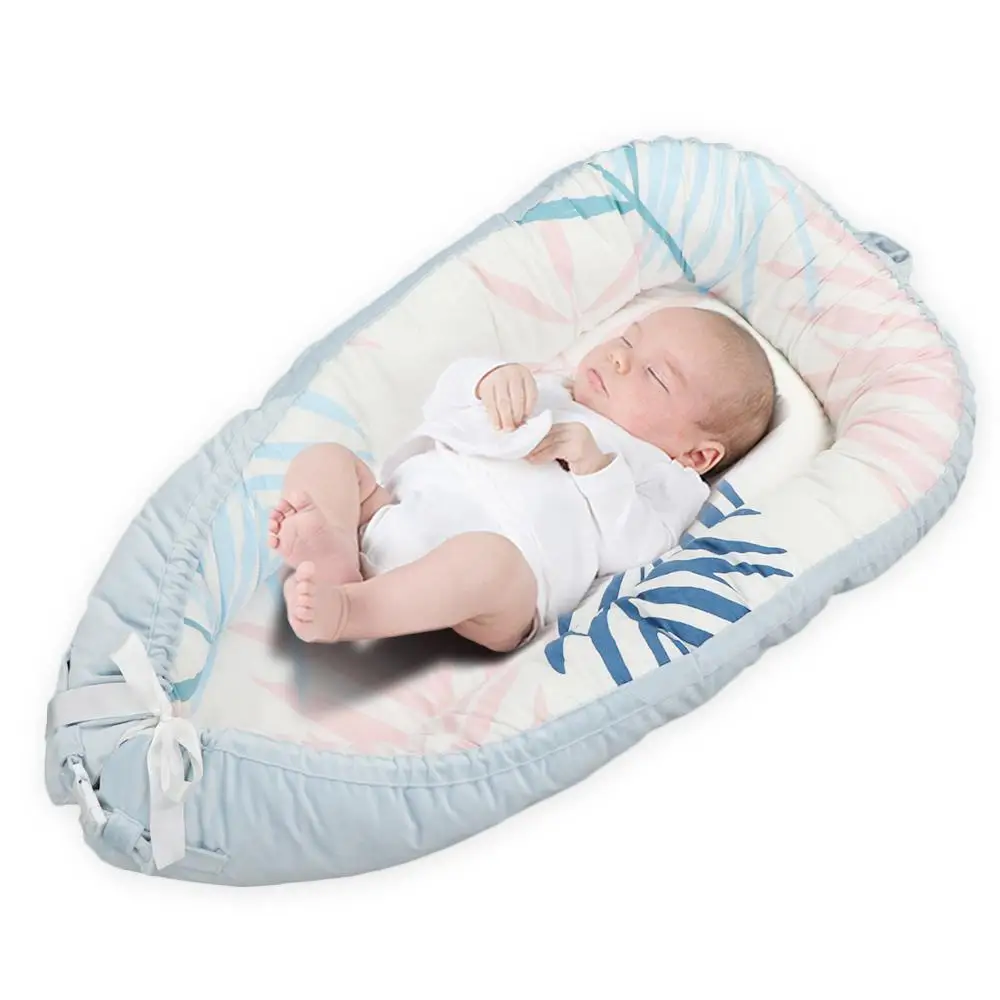 Детские украшение в детскую комнату кровать для отдыха Leegoal портативный Супермягкие воздухопроницаемые новорожденных люлька съемный Snuggle