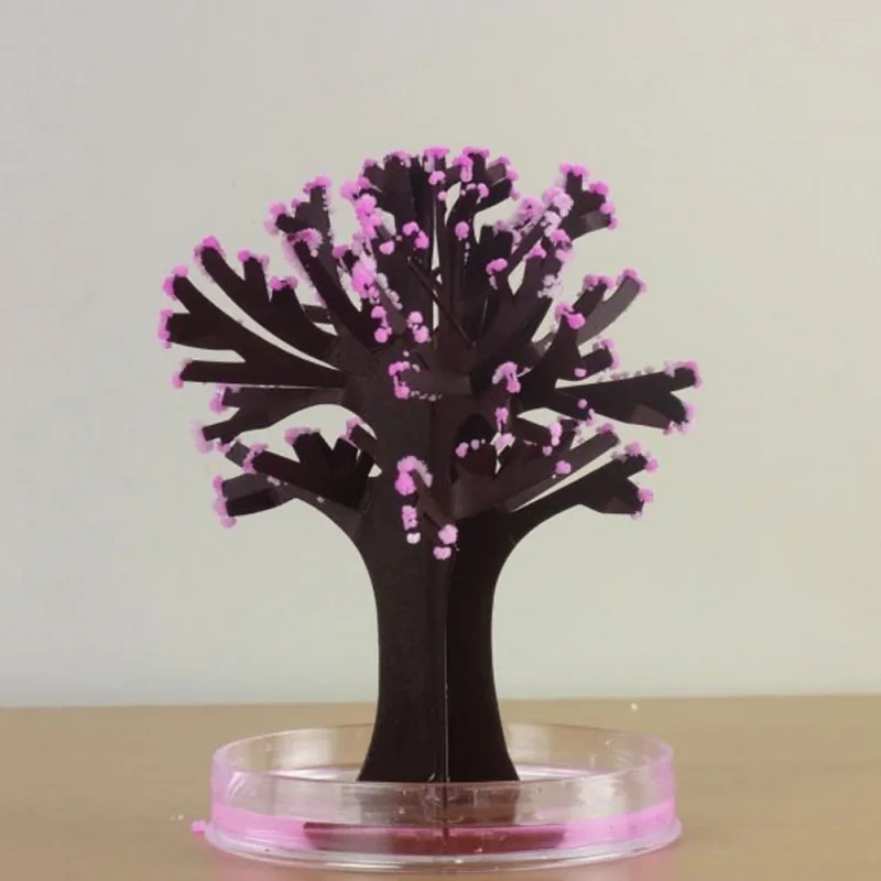 DIY Бумага Cherry Blossom дерево искусственная Магия Сакура Cherry Blossom Дети Развивающие игрушки подарки