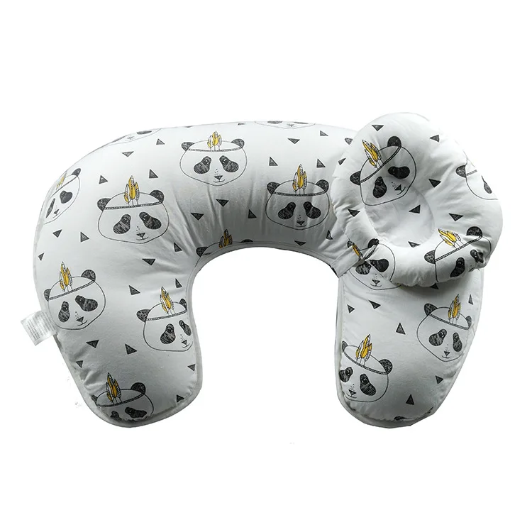 Чудо-детская подушка для кормления ребенка хлопок u-образная многофункциональная подушка для кормления мягкая удобная подушка для грудного вскармливания - Цвет: PANDA