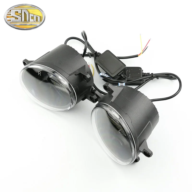 SNCN для безопасности вождения обновленный Светодиодный дневной ходовой светильник авто лампа противотуманная фара для Toyota Venza Avalon Sienna Hilux Vellfire Verso