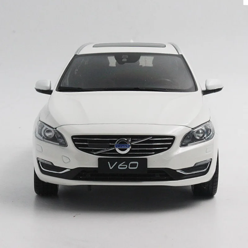

1:18 Diecast Model for Volvo V60 2016 White SUV Alloy Toy Car Miniature Collection Gifts