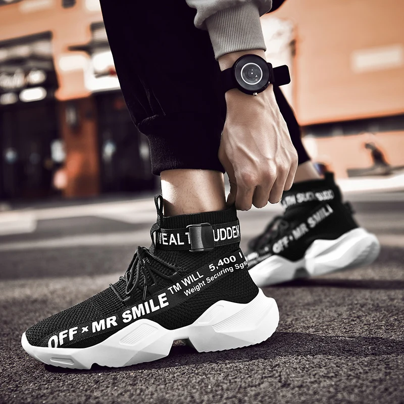 2019 брендовые кроссовки на платформе мужская обувь дышащие белые мужские для бега