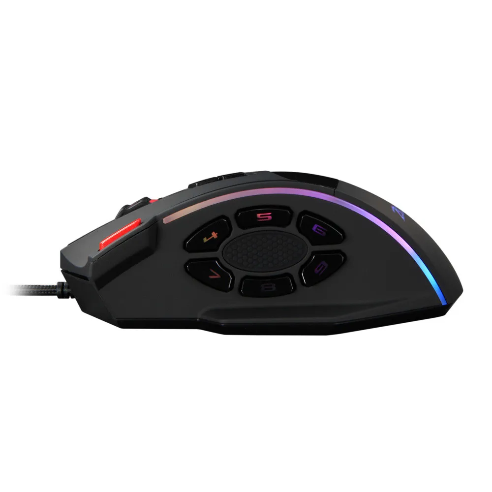 

VOBERRY Zelotes C13 Game Mouse Adjustable 7000 DPI 13 Key Programmable Button RGB LED Mouse PC Cable Connection