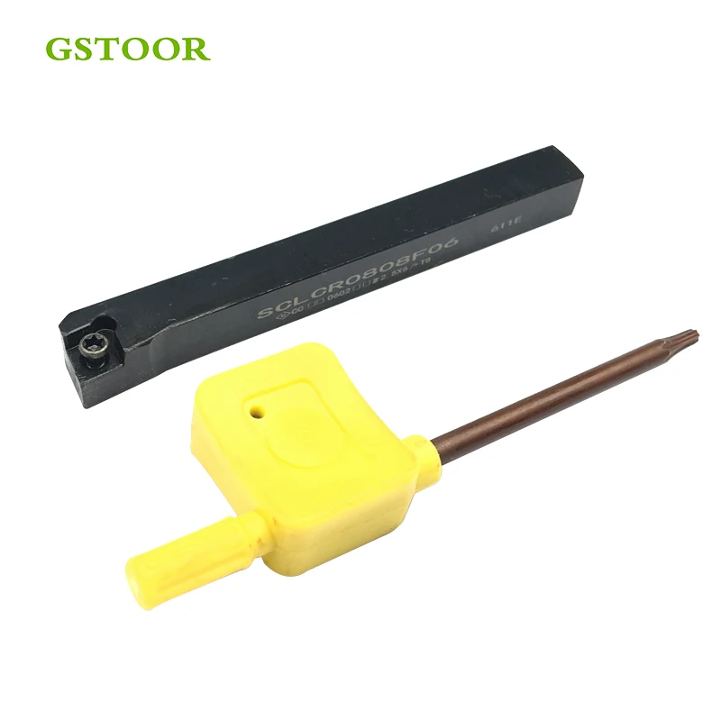 1 шт. SCLCR0808F SCLCR1010H SCLCR1212H Внешний держатель токарного инструмента 95 градусов HSS