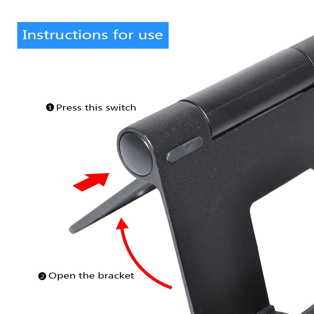 Алюминиевый сплав портативный регулируемый угол подставка держатель Поддержка кронштейн крепление для планшета для iPad телефона
