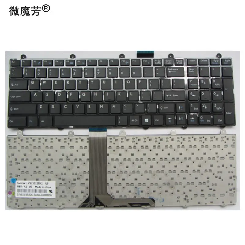Черный для MSI GT60 GT70 GT780 MS-16GA MS-1762 GE60 GE70 GX60 GX70 16GC 1757 1763 Клавиатура ноутбука