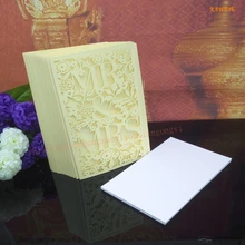 44 шт. всплывающие поздравительные открытки на день рождения подарочные открытки на заказ лазерная резка сердце пустые винтажные приглашения любовь письма сообщения 5ZH11