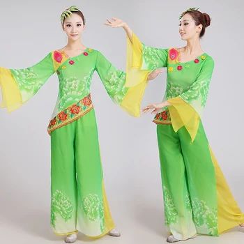 

Performance Stage ancient Chinese dance costume for women singer party dresses traditional Chinese Tang dress Hanfu L201