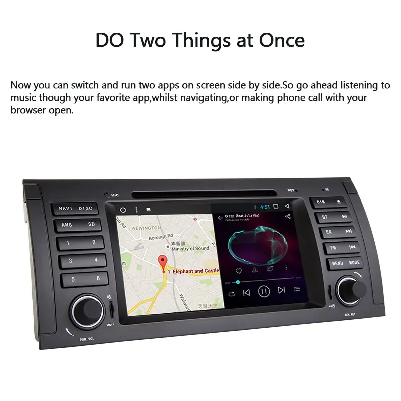 Perfect 1 Din Android 8.1 Car DVD GPS Player For BMW E39 BMW X5 E53 M5 Multimeida Radio Navigation Audio IPS Touch Screen Head Unit Wifi 3 Perfect 1 Din Android 8.1 Car DVD GPS Player For BMW E39 BMW X5 E53 M5 Multimeida Radio Navigation Audio IPS Touch Screen Head Unit Wifi 3