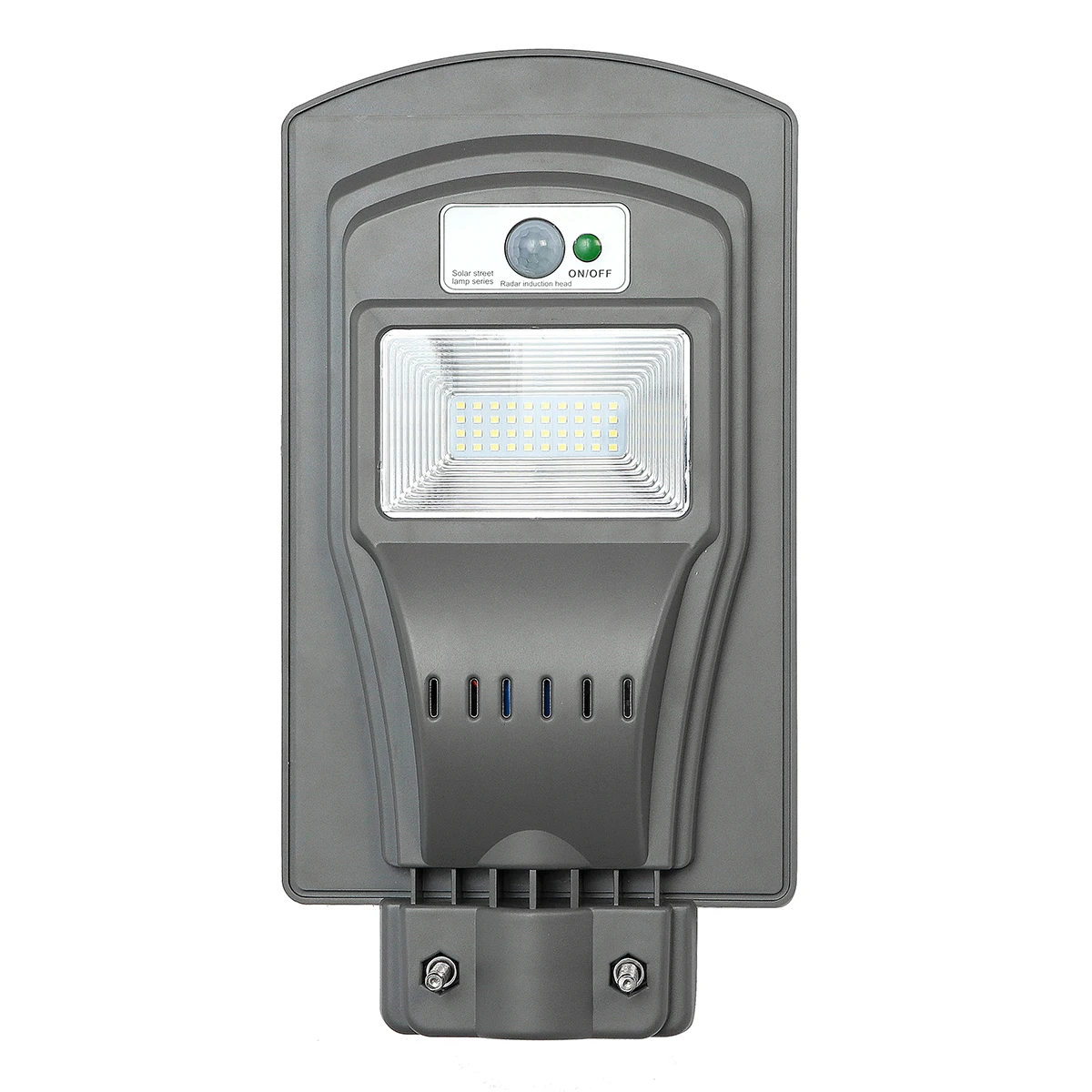 

Smuxi 20W LED Solar Street Light Outdoor Waterproof IP65 Radar Sensor Light Control Solar Power Led Light Garden Street Lamp 6V