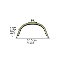 7x2,5 дюймов (18x6,5 см)-серебряный клатч в рамке с цепочками