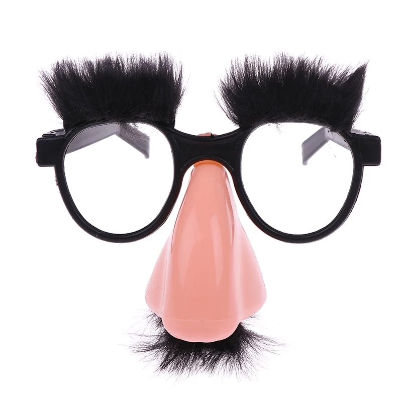 nose moustache glasses