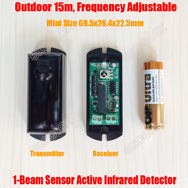 Single Infrared Beam Sensor 10m/20m/30m Range Photoelectric Infrared  Detector - China Beam Detector, Infrared Beam Sensor